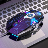 Wired Gaming Mouse 3200DPI Color LED Backlit Optical Computer Mouse