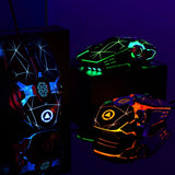 Wired Gaming Mouse 3200DPI Color LED Backlit Optical Computer Mouse