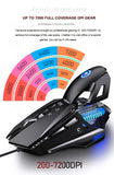 G10 Wired 7 Keys Mechanical Mouse 7200DPI RGB Backlight Computer Gaming Mice