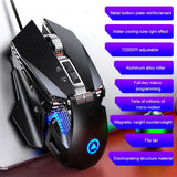 G10 Wired 7 Keys Mechanical Mouse 7200DPI RGB Backlight Computer Gaming Mice