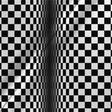 3D Graphic Prints Black White Square Design Men's T-Shirt Short Sleeve Tops