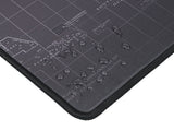 Super Large World Map Gaming Keyboard & Mouse Pad with Stitched Edges