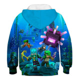 Minecraft Hoodie 3D All Print Sweatshirt Clothing Unisex for Kids & Adult