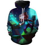 Minecraft Hoodie 3D All Print Sweatshirt Clothing Unisex for Kids & Adult