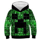 Minecraft Hoodie 3D All Print Sweatshirt Clothing Unisex for Kids & Adult