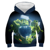 Minecraft Hoodie 3D All Print Sweatshirt Clothing Unisex for Kids & Adult