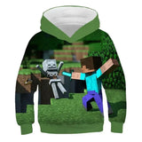 Minecraft Hoodie 3D All Print Sweatshirt Clothing Unisex for Kids & Adult