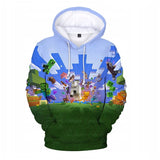 Minecraft Hoodie 3D All Print Sweatshirt Clothing Unisex for Kids & Adult