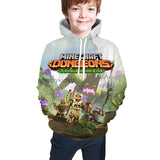 Minecraft Hoodie 3D All Print Sweatshirt Clothing Unisex for Kids & Adult
