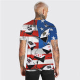 3D Graphic Prints Poker Design Men's T-Shirt Short Sleeve Tops