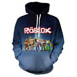 Roblox Hoodie 3D All Print Pullover Sweatshirt Unisex