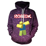 Roblox Hoodie 3D All Print Pullover Sweatshirt Unisex