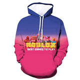 Roblox Hoodie 3D All Print Pullover Sweatshirt Unisex