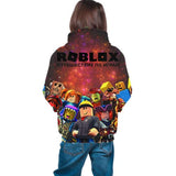 Roblox Hoodie 3D All Print Pullover Sweatshirt Unisex