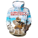 Roblox Hoodie 3D All Print Pullover Sweatshirt Unisex