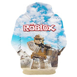 Roblox Hoodie 3D All Print Pullover Sweatshirt Unisex
