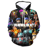 Roblox Hoodie 3D All Print Pullover Sweatshirt Unisex