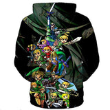 The Legend of Zelda Hoodie 3D All Print Pullover Sweatshirt Unisex